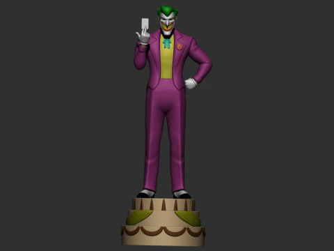 Joker Animated 3D Print Model