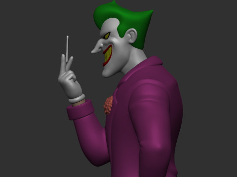 Joker Animated Modelo de impresión 3D