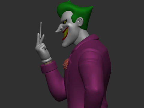 Joker Animated 3D Print Model