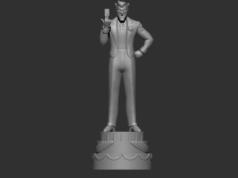 Joker Animated 3D Print Model