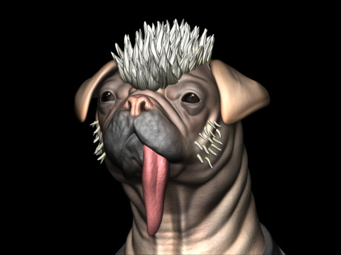Dogpool 3Dプリントモデル