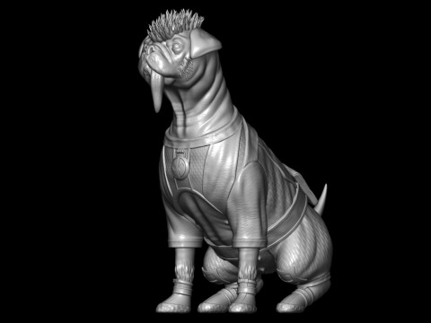 Dogpool 3Dプリントモデル
