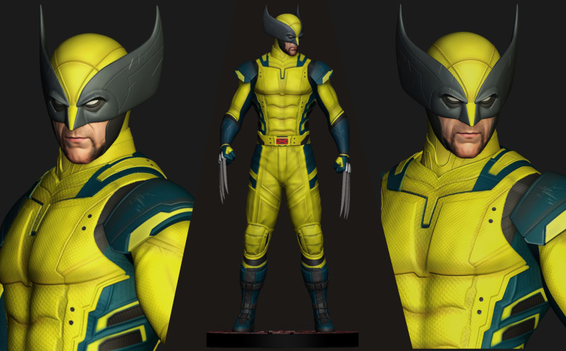 Wolverine UCM Model do druku 3D .c4d .max .obj .3ds .fbx .stl .blend 