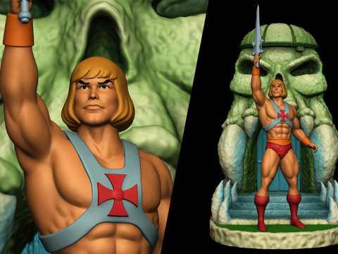He-man Model do druku 3D