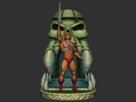 He-man 3D 打印模型