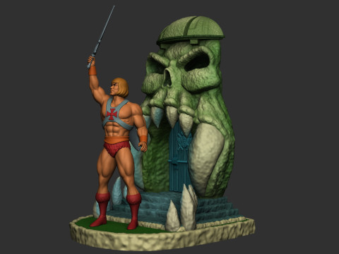 He-man 3D 打印模型