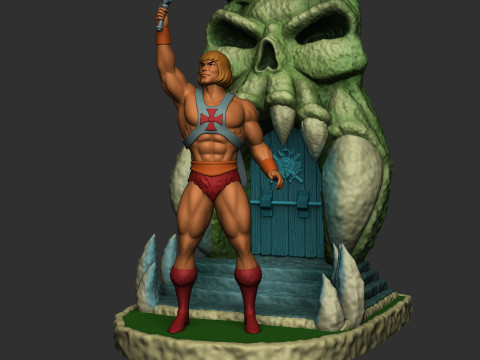 He-man 3D 打印模型