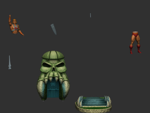 He-man 3D 打印模型