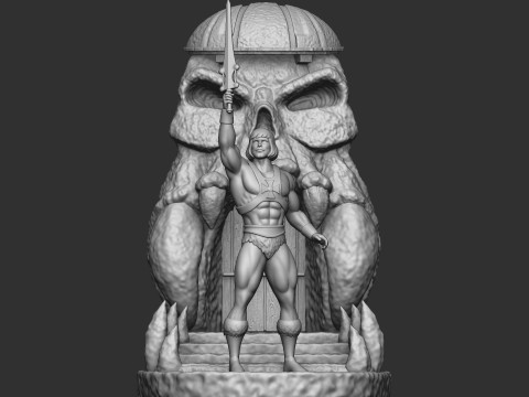 He-man 3D 打印模型