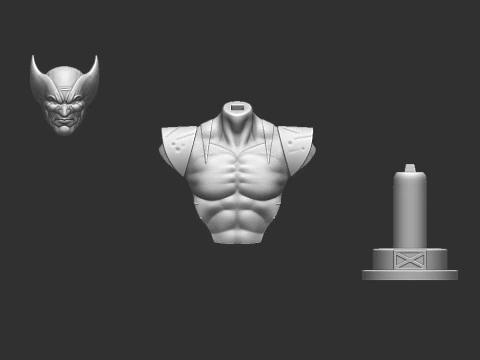 Vielfra&szlig; 3D Druckmodell