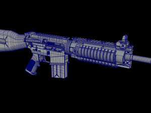 M16a4 3D मॉडल