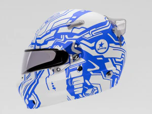 Formula1 Helmet - Exclusive RONIN Style Included 3D Model