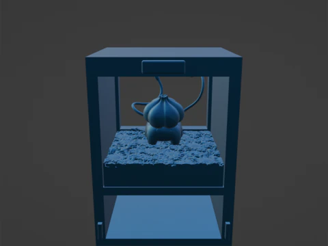 0001 Pokemon Bulbasaur Custom Diorama Display 3D Print Model