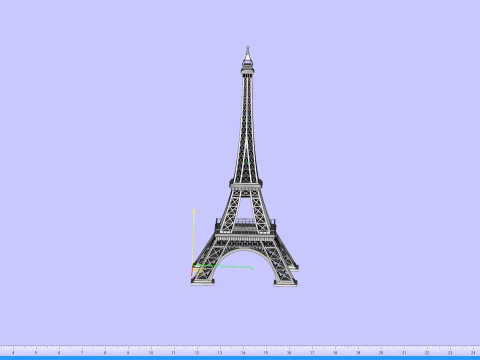 Eiffel Tower High Detailed 3D Model