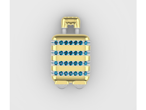 Holiday Concept Suitcase 3D-Modell