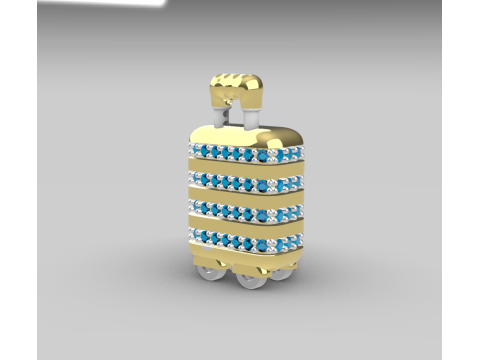 Holiday Concept Suitcase Modèle 3D