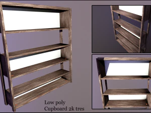 gabinete de madera Modelo 3D