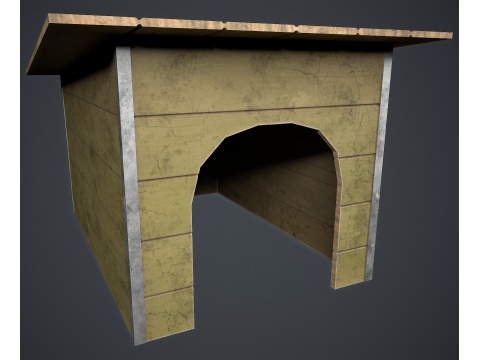 Dog house Modelo 3D