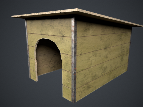 Dog house 3D 模型