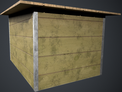Dog house 3D 模型