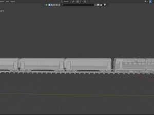 Ukrainian train 3D मॉडल