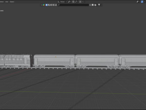 Ukrainian train 3D मॉडल