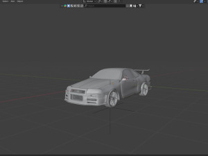 Nissan skyline r34 Modello 3D