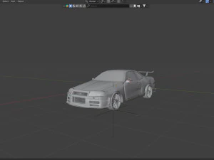 Nissan skyline r34 3D Model
