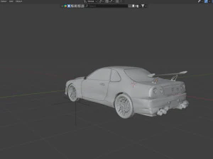 Nissan skyline r34 3D Model