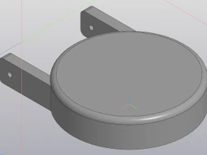 Tampa do conector de aquecimento elétrico do motor Modelo de Impressão 3D