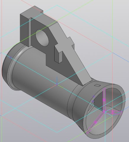 Honda CBR 600 f3 PIPE AIR VENT 1-000-629-305 3D Print Model .c4d .max .obj .3ds .fbx .stl .blend 