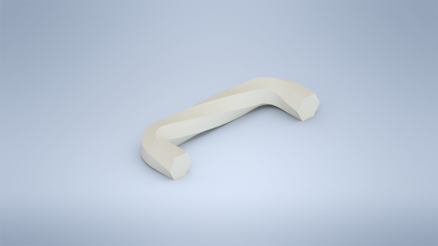 Cabinet handle 3D Print Model .c4d .max .obj .3ds .fbx .stl .blend 
