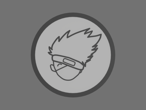 Naruto-Themed 3D Printable kakashi Coaster - Perfect for Fans Collectors 3D Print Model