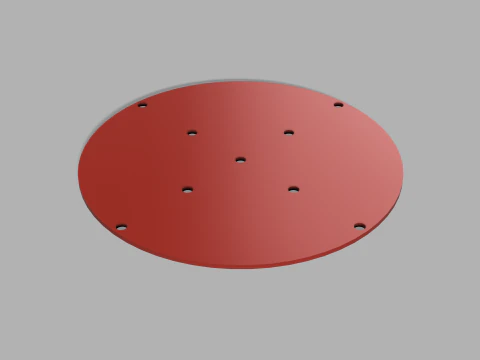 3D-druckbarer Shisui Mangekyo Sharingan-Untersetzer mit Naruto-Thema &ndash; perfekt f&uuml;r Fans und Sammler 3D Druckmodell