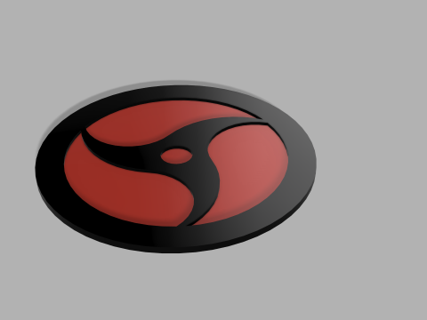 Naruto-Themed Coaster 3D Printable itachi Mangekyo Sharingan Coaster - Perfect for Fans Collectors 3D Print Model