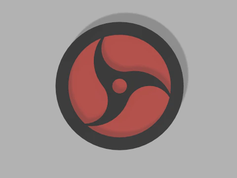 Untersetzer mit Naruto-Motiv, 3D-druckbarer Itachi Mangekyo Sharingan-Untersetzer &ndash; perfekt f&uuml;r Fans und Sammler 3D Druckmodell