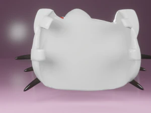Airpods max attachment HELLO KITTY 3D Model