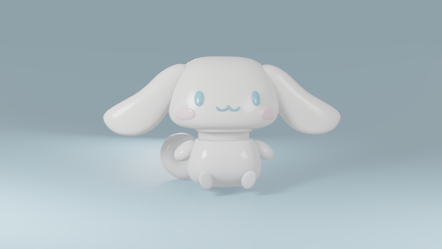 CINNAMON ROLL SANRIO BOX 3D Model .c4d .max .obj .3ds .fbx .stl .blend 