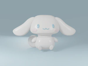 肉桂卷三丽鸥盒装 3D 模型