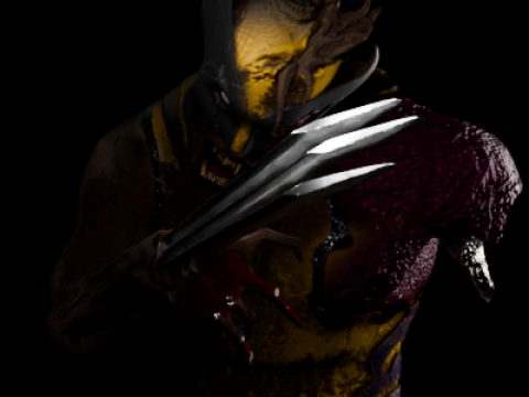 Wolverine Heros Descent 3D प्रिंट मॉडल