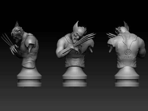 Wolverine Heros Descent 3D प्रिंट मॉडल