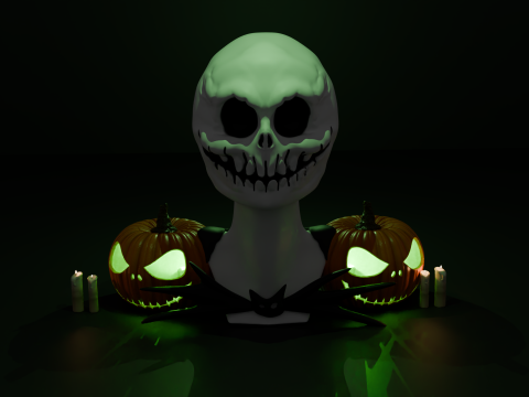 The Nightmare Before Christmas JACK 3D Baskı Modeli