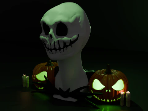 The Nightmare Before Christmas JACK 3D Print Model