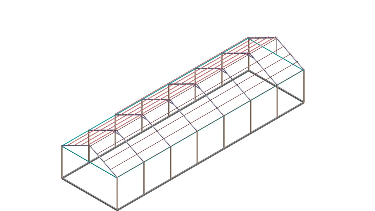 Steel Construction 3D Model .c4d .max .obj .3ds .fbx .stl .blend 