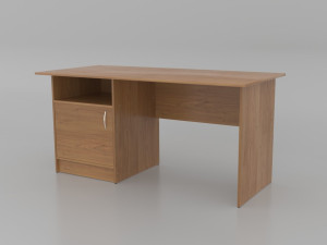 Writing desk with a drawer Model 3D