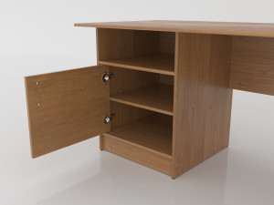 Writing desk with a drawer 3D Model