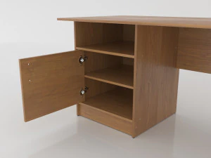 Writing desk with a drawer 3D Model