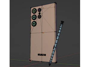 Cellphone Samsung s23 ultra 3D Model
