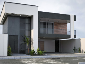 Villa house design duplex 101 3D Model