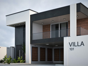Villa house design duplex 101 3D Model